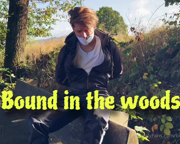 Boundinprogress OnlyFans - Mini Session  Bound in the woods (Oct23) 2