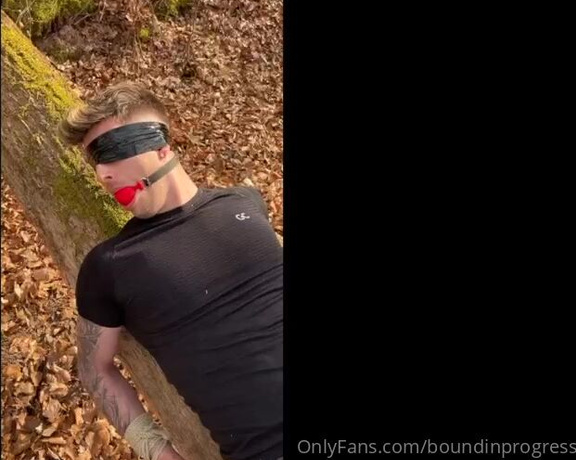 Boundinprogress OnlyFans - Session #4  Bound in the woods (April 22) Update Incl Clips! 31