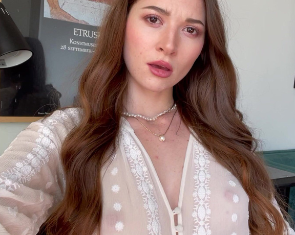 Eva de Vil aka Evadevil OnlyFans - Your therapist is wearing a sheer blouse and you can tell her nipples are hard Do you admit that yo