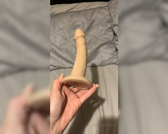 Eva de Vil aka Evadevil OnlyFans - (Video) juicy tribute if you’d lick it clean #dildo #october2019