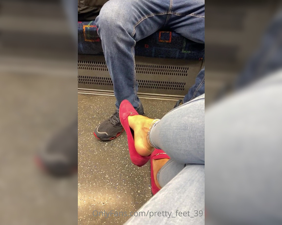 Goddess Vanessa aka Pretty_feet_39 OnlyFans - Good morning my flats lovers! A little tease dangle on my way to work I bet you would love 7