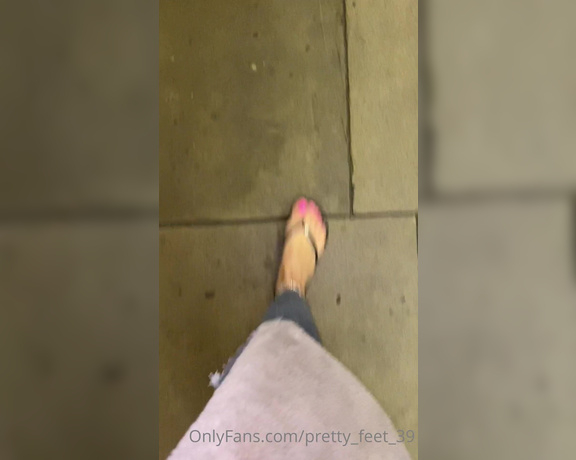 Goddess Vanessa aka Pretty_feet_39 OnlyFans - So I decided to go the shops today wearing flip flops even though it’s cold but who cares I love to