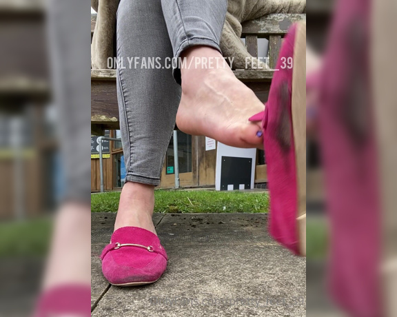 Goddess Vanessa aka Pretty_feet_39 OnlyFans - Something for my flat lovers! Wondering what people passing by was thinking looking at me dangle 9