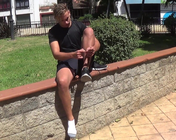 Male Foot Paradise aka Malefootparadise OnlyFans - 19 Year Old Pablos Foot Tease