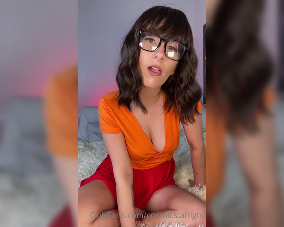 The Cosmic Goddess aka Cosmicstarlight OnlyFans - Full XXX video Velma + Fuck machine = perfect study break!