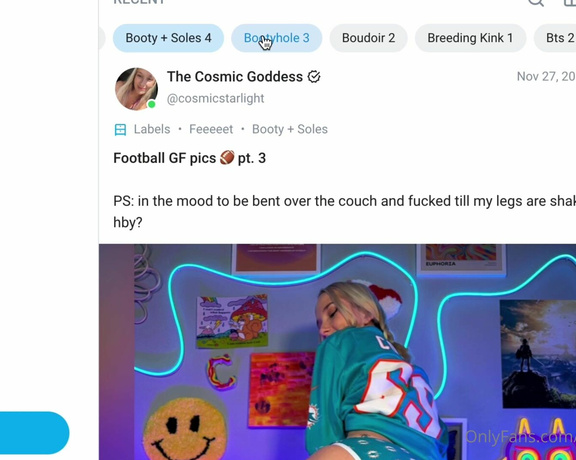 The Cosmic Goddess aka Cosmicstarlight OnlyFans - My New Welcome Video!  This is what all new subscribers will see when they subscribe and since