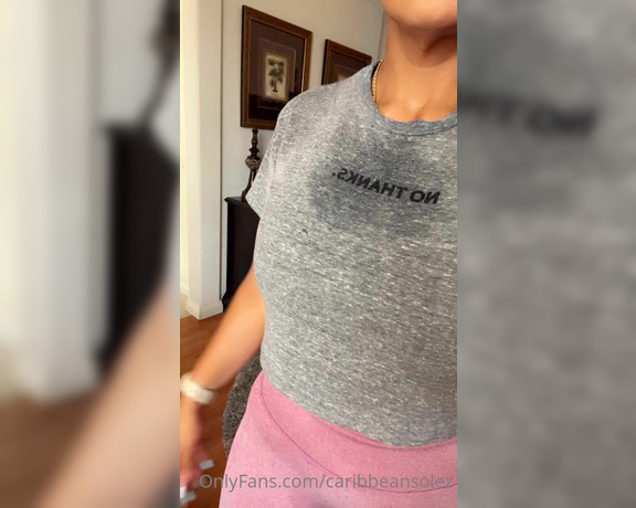 Caribbean Solez aka Caribbeansolez OnlyFans - After gym sweaty sock removal!  1