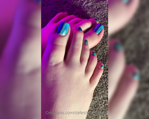 Celestial Tootsies aka Celestialtootsies OnlyFans - Sock imprints 7