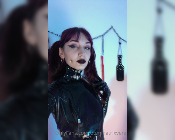 Miss Vera Violette aka Dominatrixvera OnlyFans - Rubber Piggu shining my catsuit 2