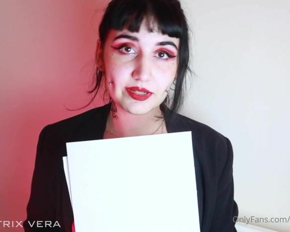 Miss Vera Violette aka Dominatrixvera OnlyFans - Permission to cum denied (full length $10 14min) Your application to cum has been denied Youve