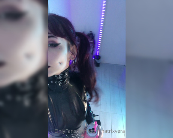 Miss Vera Violette aka Dominatrixvera OnlyFans - Rubber Piggu shining my catsuit 1