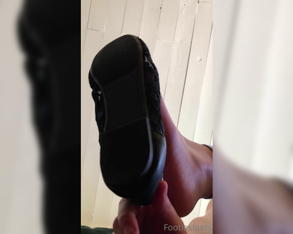 Delilah aka Footiesfeets OnlyFans - I think this is my last video from a while ago (finally) this one was from July LOL But flats dangle