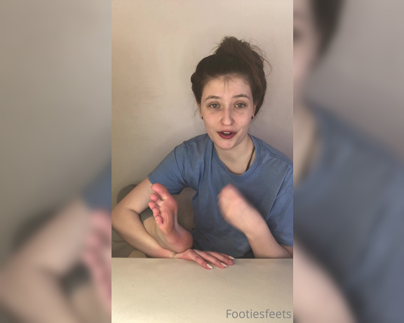 Delilah aka Footiesfeets OnlyFans - How fast can you cum Quickie self worship JOI