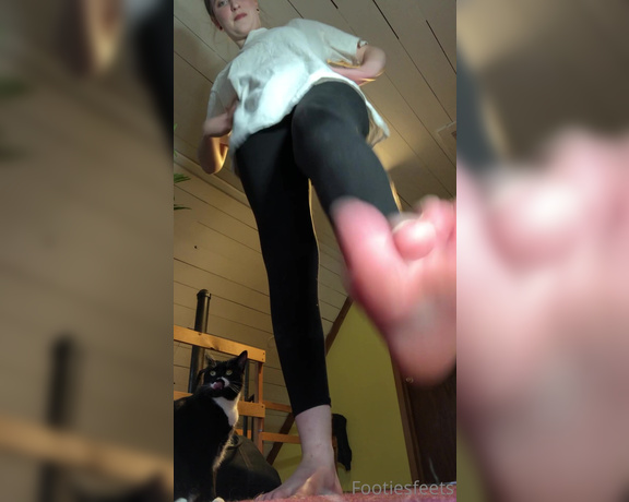 Delilah aka Footiesfeets OnlyFans - Giantess POV with a photobombing kitty LOL Into giantess let me know! Need to know what I should pos