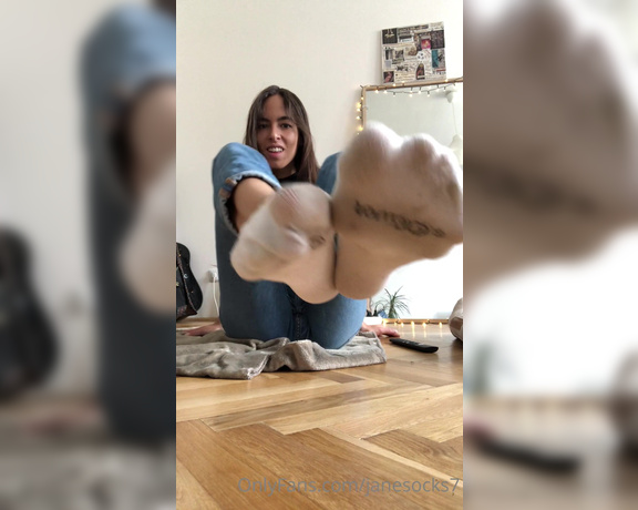 Jane aka Janesocks7 OnlyFans - Am I seeing somebody looking at my feet