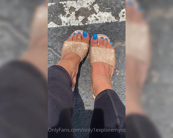 ExploreMySoles aka Only1exploremysoles OnlyFans - Soooo Loving This Blue 1