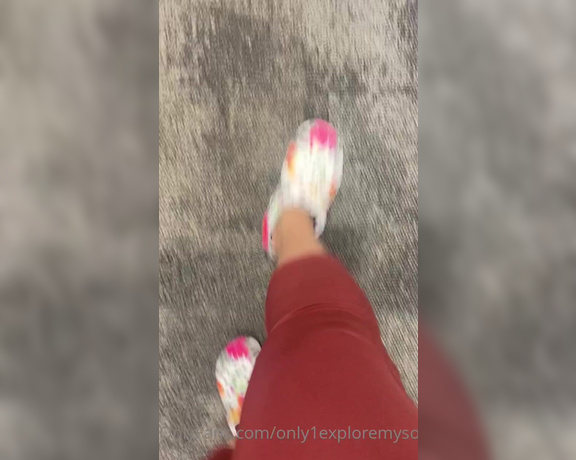 ExploreMySoles aka Only1exploremysoles OnlyFans - Starting to feel a little better for store runs