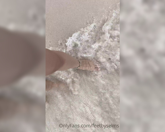 Feetbyselms aka Feetbyselms OnlyFans - Pink sand beach