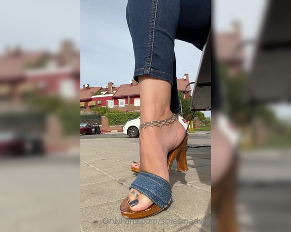 Solesmad Fetish Queen aka Solesmadvip OnlyFans - I’m sexy in mules and you are drooling for my dangling like always