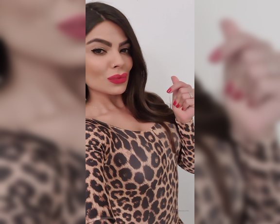 Goddess Domdeluxury aka Domdeluxury OnlyFans - Leopard Print It does match My sneaky personality