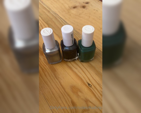 Solesmad Fetish Queen aka Solesmadvip OnlyFans - Help me to choose! Tomorrow I will make new Pedi 1 SIlver 2 Dark gray metalic 3 Green