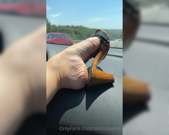 Solesmad Fetish Queen aka Solesmadvip OnlyFans - I love riding in the car while my husband drives with his feet on the dashboard! but its dangerou 9