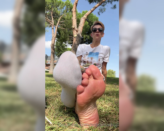 Solesmad Fetish Queen aka Solesmadvip OnlyFans - I love teasing you in public I know how much these socks excite you… and the truth, with vans the