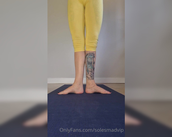 Solesmad Fetish Queen aka Solesmadvip OnlyFans - Yoga time look at this perfect soles