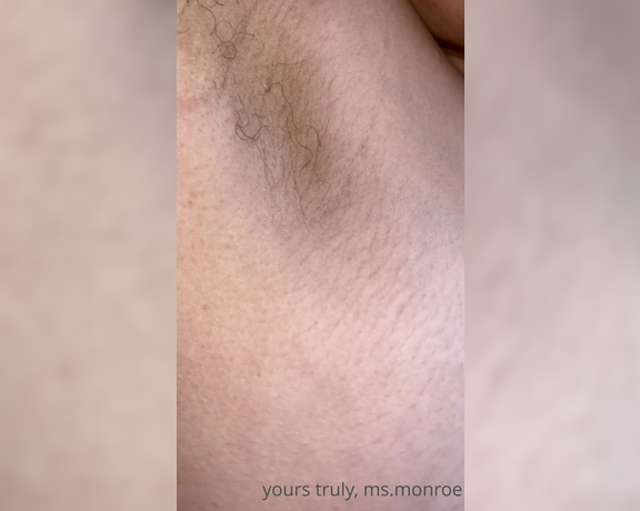 THEE MS MONROE aka Theemsmonroe OnlyFans - Sweaty Stinky Armpit Humiliation