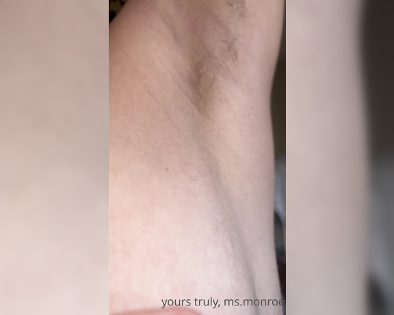 THEE MS MONROE aka Theemsmonroe OnlyFans - Sweaty Stinky Armpit Humiliation