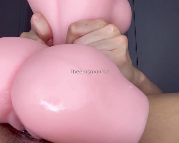 THEE MS MONROE aka Theemsmonroe OnlyFans - Tribbing Sex Doll Until Orgasm again