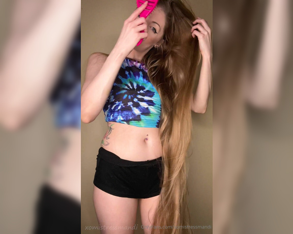 XoMissMandi aka Xomistressmandi OnlyFans - This is for my long hair lovers 1