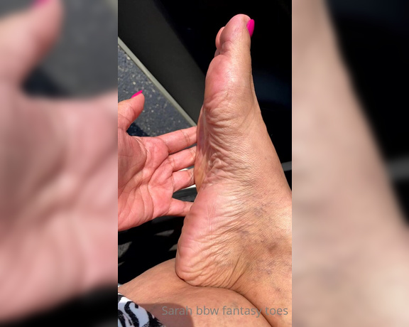 Sarah BBW Fantasy Toes aka Comefollowsarah OnlyFans Video 3