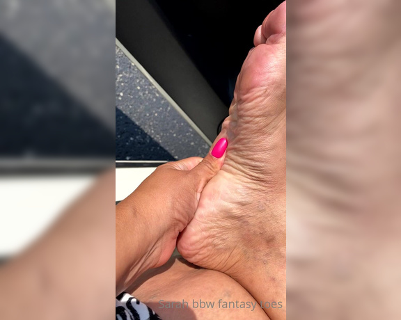 Sarah BBW Fantasy Toes aka Comefollowsarah OnlyFans Video 3