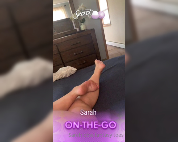 Sarah BBW Fantasy Toes aka Comefollowsarah OnlyFans - Little toe action for y’all !
