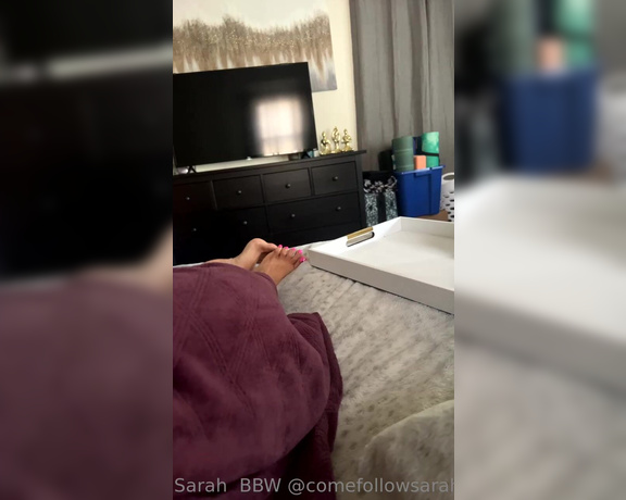 Sarah BBW Fantasy Toes aka Comefollowsarah OnlyFans - Some morning toes