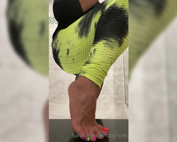 Sarah BBW Fantasy Toes aka Comefollowsarah OnlyFans Video 417