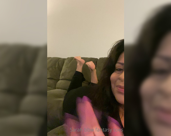 Sarah BBW Fantasy Toes aka Comefollowsarah OnlyFans Video 335