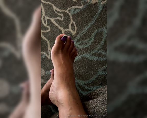 Sarah BBW Fantasy Toes aka Comefollowsarah OnlyFans - New pedi! Deserves to be put in your mouth