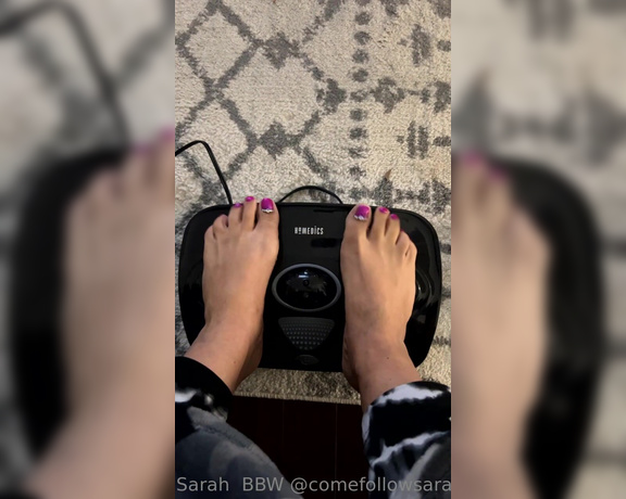 Sarah BBW Fantasy Toes aka Comefollowsarah OnlyFans Video 424