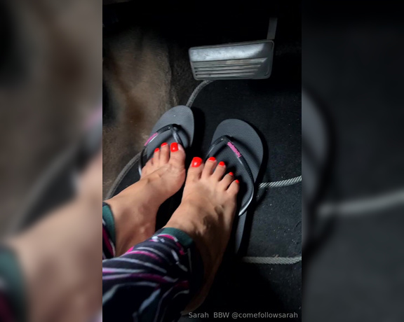 Sarah BBW Fantasy Toes aka Comefollowsarah OnlyFans - Y’all love the pedal pumping