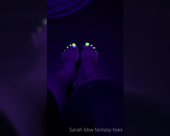 Sarah BBW Fantasy Toes aka Comefollowsarah OnlyFans Video 834