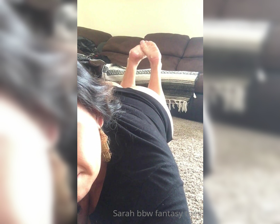 Sarah BBW Fantasy Toes aka Comefollowsarah OnlyFans Video 389