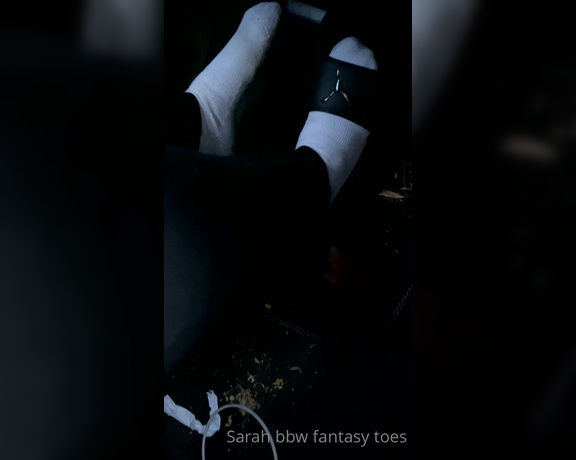 Sarah BBW Fantasy Toes aka Comefollowsarah OnlyFans - Pedal pumping with socks