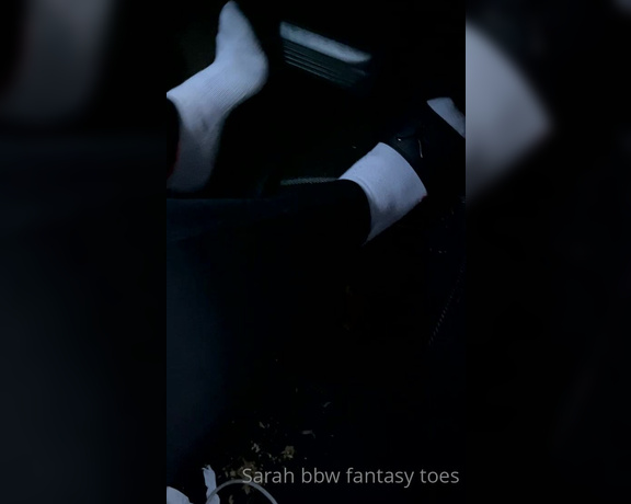 Sarah BBW Fantasy Toes aka Comefollowsarah OnlyFans - Pedal pumping with socks