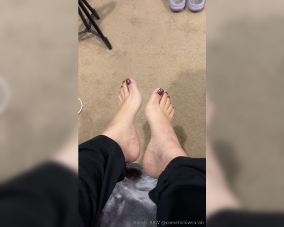 Sarah BBW Fantasy Toes aka Comefollowsarah OnlyFans - Good morning