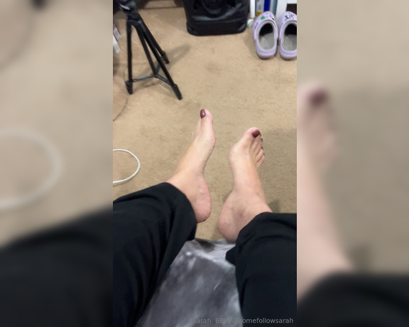 Sarah BBW Fantasy Toes aka Comefollowsarah OnlyFans - Good morning