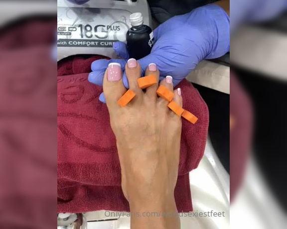 World sexiest feet aka Worldsexiestfeet OnlyFans - New pedi What do you think