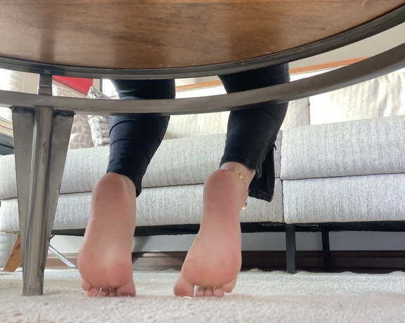 Lana Noccioli aka Lananoccioli OnlyFans - The view you deserve Under the table, quietly, no moving Just watching my soles and getting so har