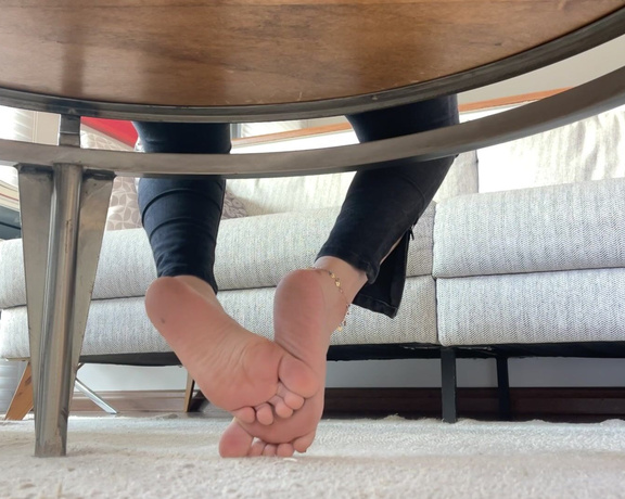 Lana Noccioli aka Lananoccioli OnlyFans - The view you deserve Under the table, quietly, no moving Just watching my soles and getting so har